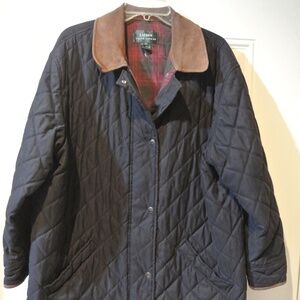 WOMENS 14 LAUREN BY RALPH LAUREN BLACK PUFFER COAT